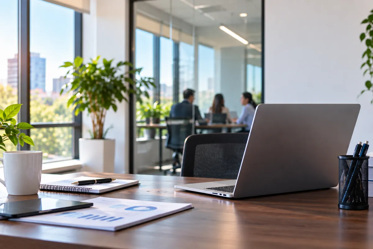 Espacio de trabajo profesional para Morphis Servicios